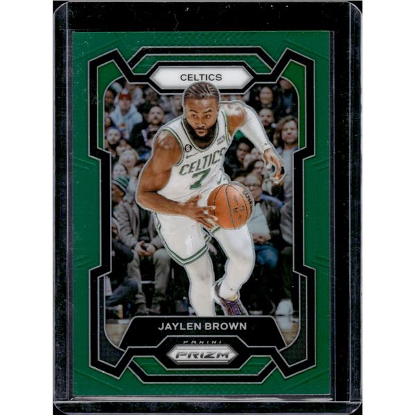 Jaylen Brown Green Prizm 2023-24 Prizm #31