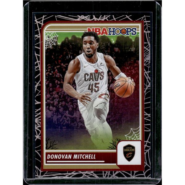 Donovan Mitchell Spider Web SP 2023-24 Haunted Hoops #36