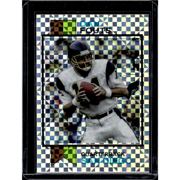 Dan Fouts Xfractor 1973 Topps Design 2023 Topps Composite #1973-23