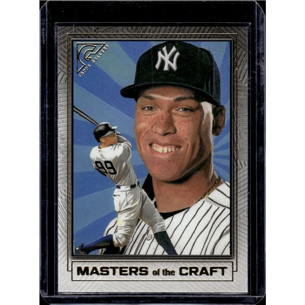 Aaron Judge Masters of Craft 2021 Topps Gallery #MTC-13