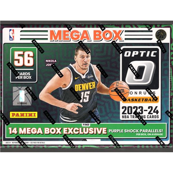 2023-24 Donruss Optic Basketball Mega Box Purple Shock