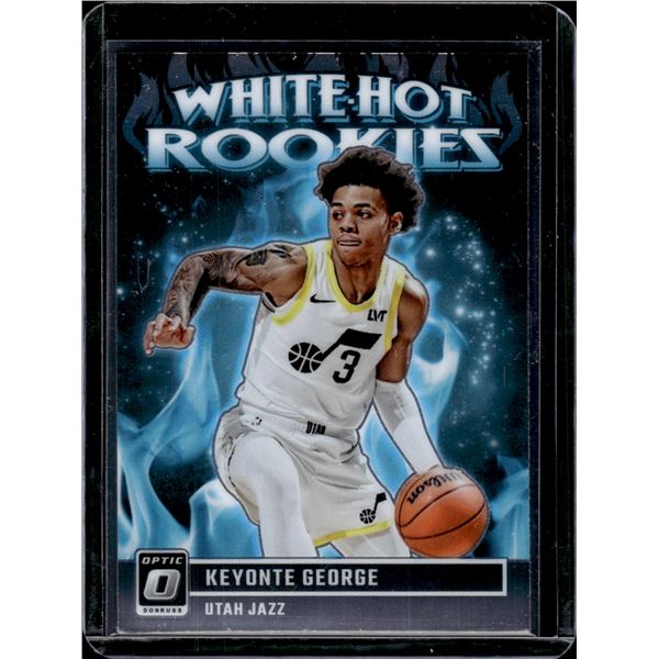 Keyonte George White Hot Rookies 2023-24 Optic #12