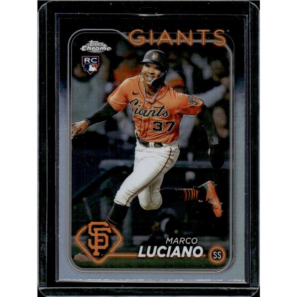 Marco Luciano Refractor RC 2024 Topps Chrome #210