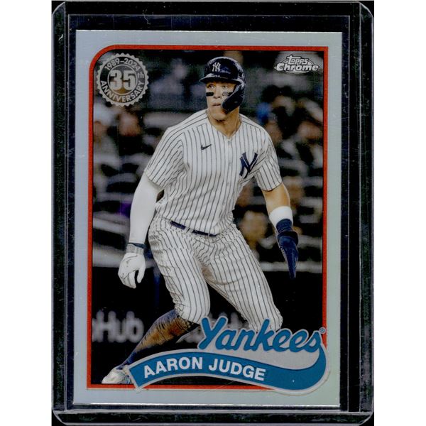Aaron Judge 35th Anniversary Refractor 2024 Topps Chrome #89CB-2