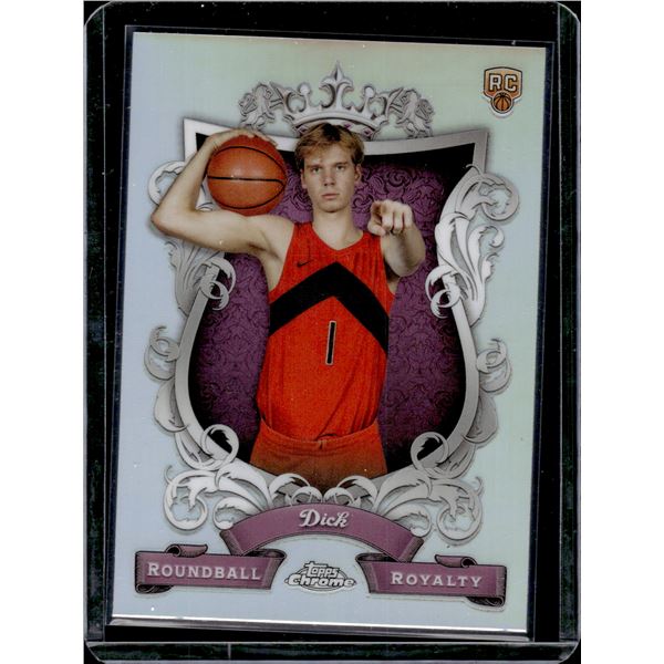 Gradey Dick Roundball Royalty Refractor RC 2023-24 Topps Chrome #RR-17