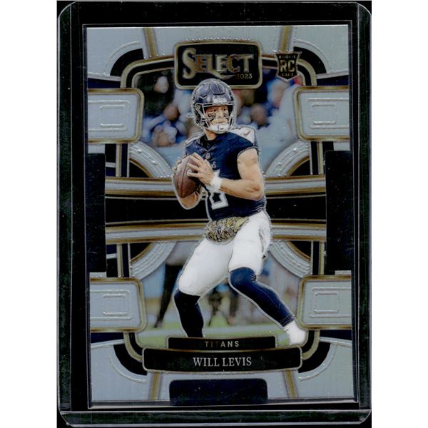 Will Levis Silver Prizm Die Cut RC 2023 Panini Select #96