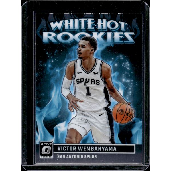 Victor Wembanyama White Hot Rookies 2023-24 Donruss Optic #2