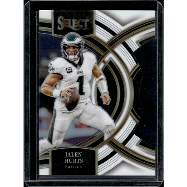 Jalen Hurts White Prizm Die Cut /199 2023 Select #184