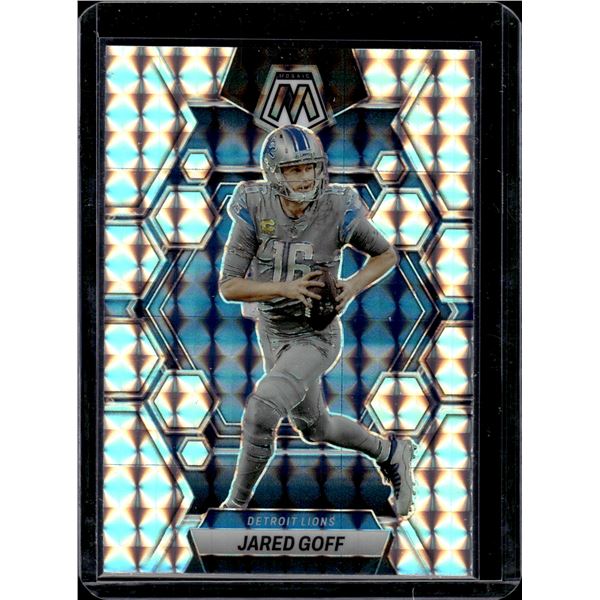 Jared Goff Mosaic Silver Prizm 2023 Panini Mosaic #185
