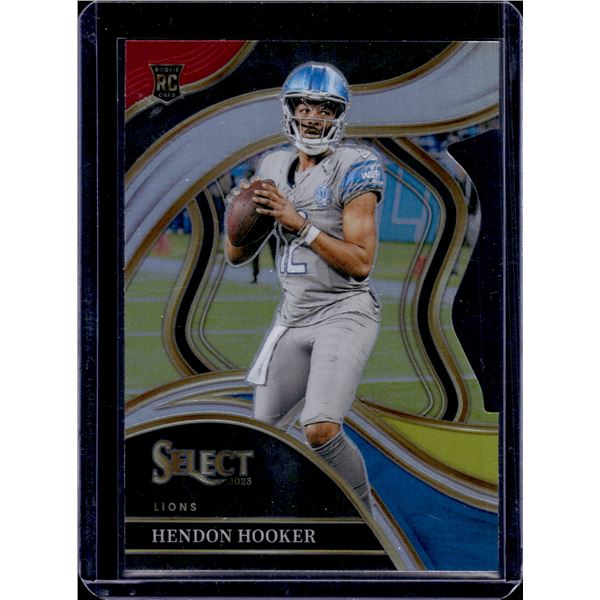 Hendon Hooker Red/Yellow Prizm Club Level Die Cut RC 2023 Select #268