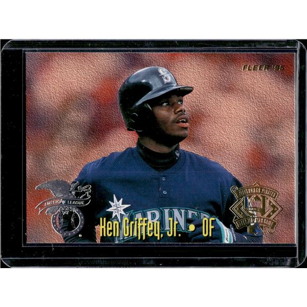 Ken Griffey Jr. & Tony Gwynn 2 sided card 1995 Fleer #7