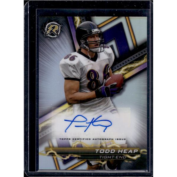 Todd Heap Refractor Auto 2023 Topps Composite #RA-THE