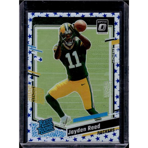 Jayden Reed Stars Prizm RC 2023 Donruss Optic #239