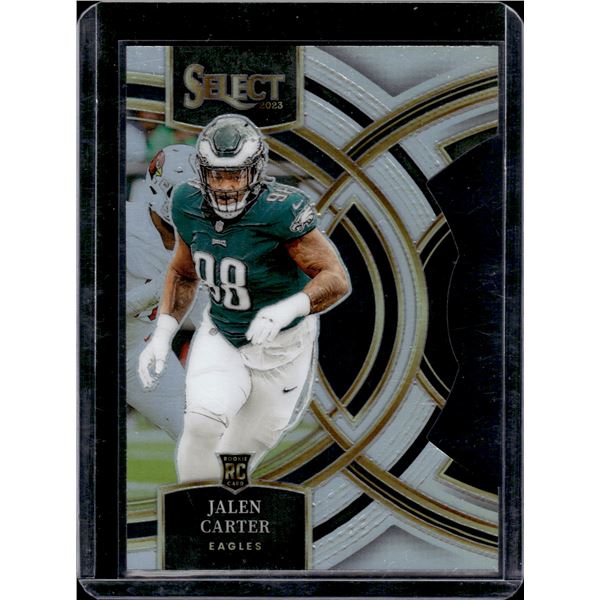Jalen Carter Silver Prizm Die Cut RC 2023 Panini Select #171