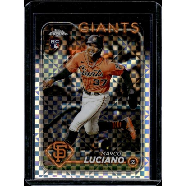 Marco Luciano Xfractor RC 2024 Topps Chrome #210