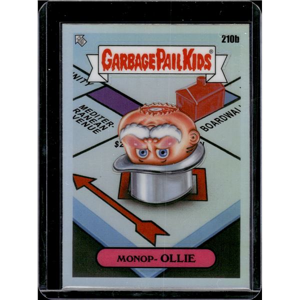 Monop-Ollie Refractor 2022 Topps Garbage Pail Kids #210b