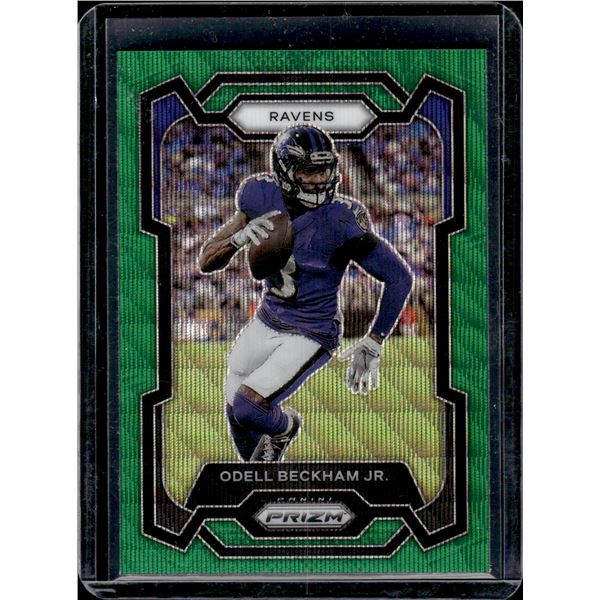 Odell Beckham Jr. Green Wave Prizm 2023 Panini Prizm #25