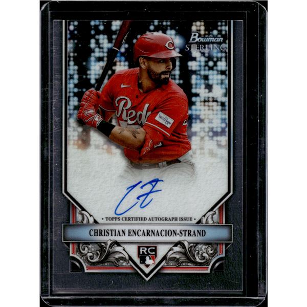 Christian Encarnacion-Strand Rookie Auto 2024 Bowman Sterling #RA-CE