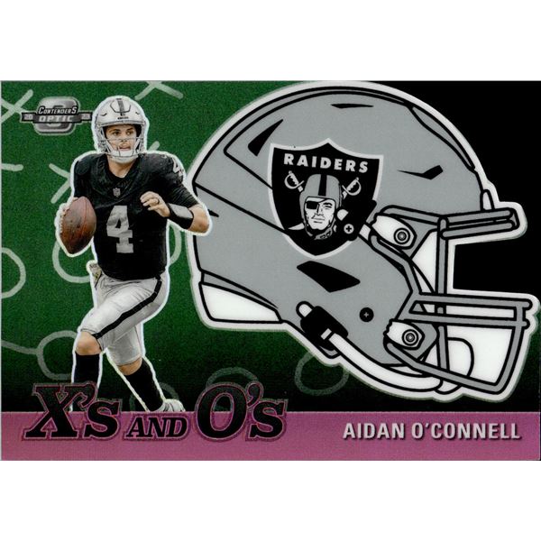 Aidan O'Connell X's and O's Pink RC /75 2023 Contenders Optic #XO-58