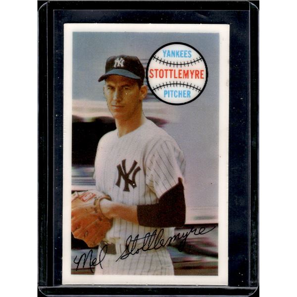 Mel Stottlemyre 3-D Super Star 1970 Kellogg's Baseball #5