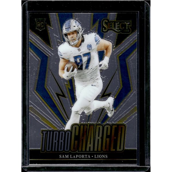Sam LaPorta Turbocharged RC 2023 Panini Select #TUR-SLA