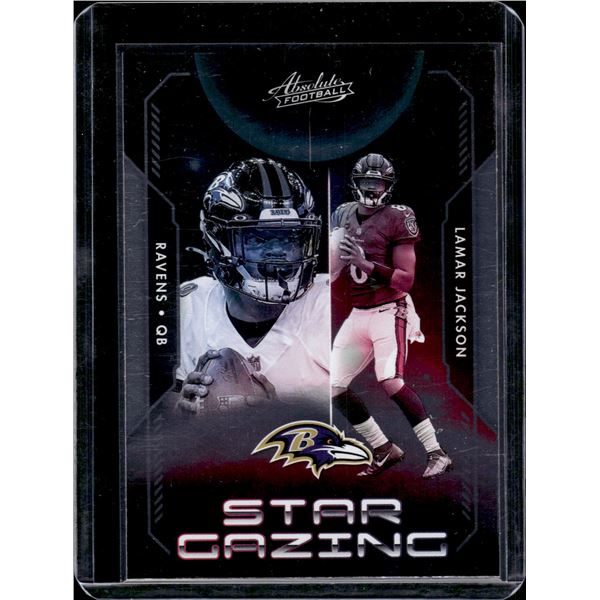 Lamar Jackson Stargazing 2023 Panini Absolute #SG-4
