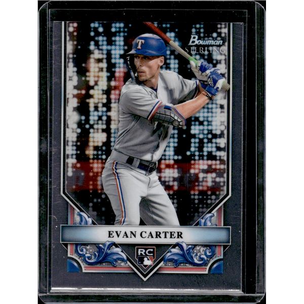 Evan Carter RC 2024 Bowman Sterling #BSR-50