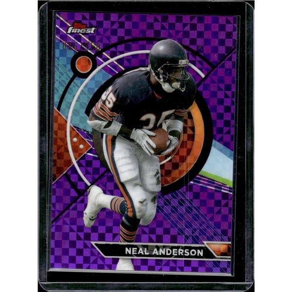 Neal Anderson Purple Checkerboard /150 2023 Topps Composite #160