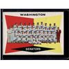 Image 1 : Washington Senators Team Card 1960 Topps #43