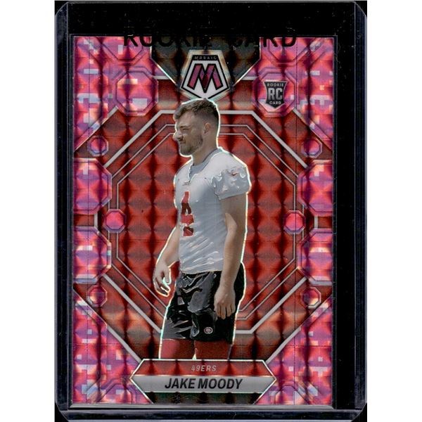 Jake Moody Pink Mosaic Prizm RC 2023 Panini Mosaic #326