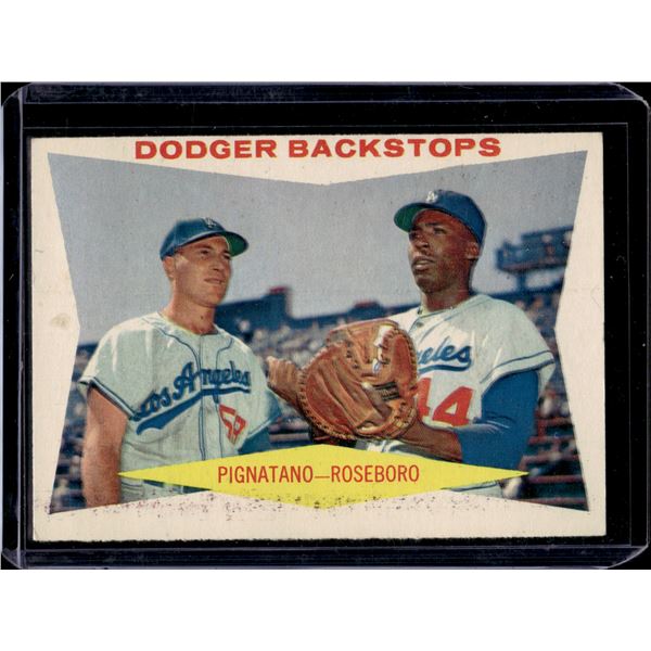 Dodger Backstops Pignatano & Roseboro 1960 Topps #292