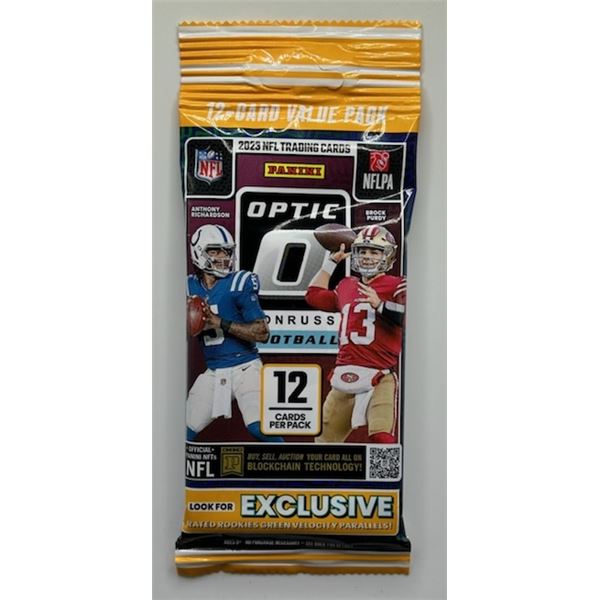 2023-24 Donruss Optic Football Hanger Pack