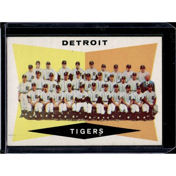 Detroit Tigers Team Card 1960 Topps #72