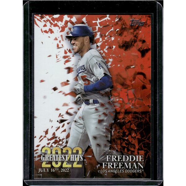 Freddie Freeman Greatest Hits 2023 Topps #22GH-8