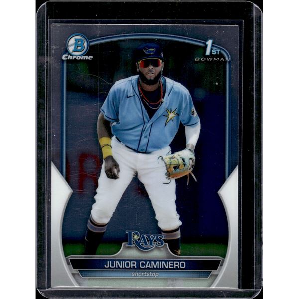 Junior Caminero 1st Bowman Chrome 2023 Bowman #BCP-61