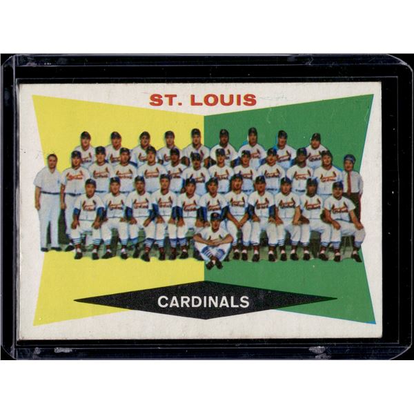 St. Louis Cardinals Team Card 1960 Topps #242