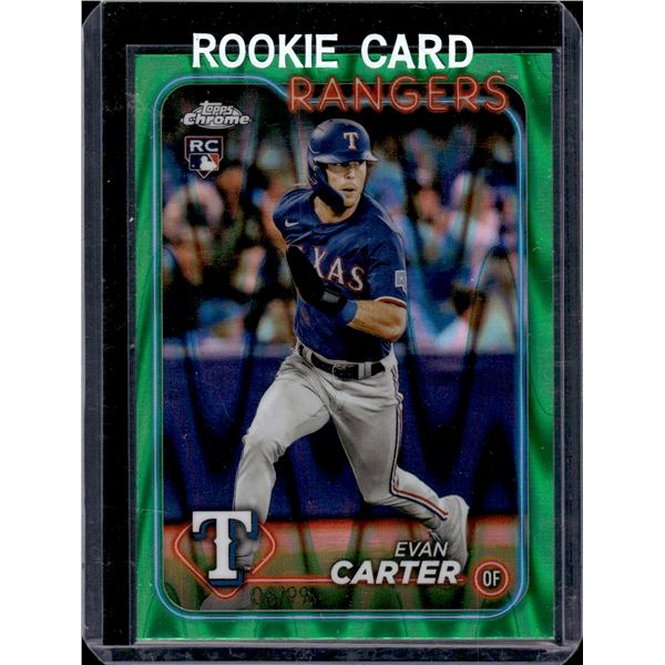 Even Carter Green Raywave Refractor RC 06/99 2024 Topps Chrome #136