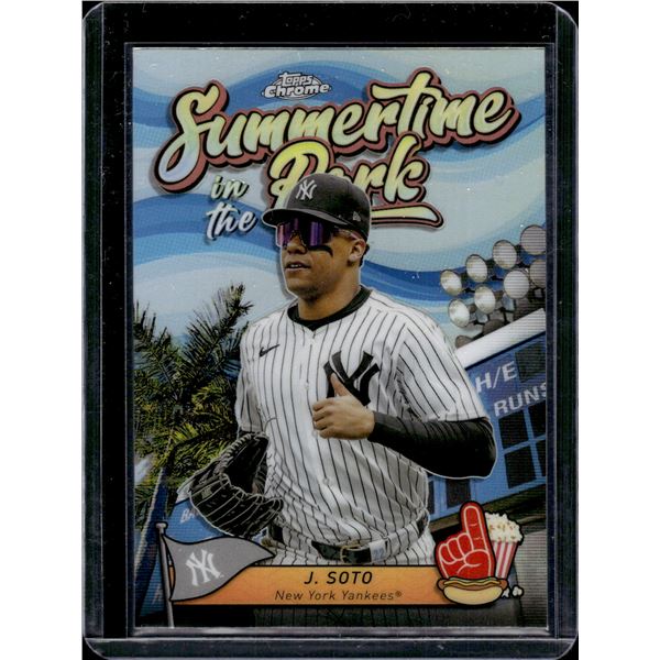 Juan Soto Summertime in the Park 2024 Topps Chrome #SITP-9