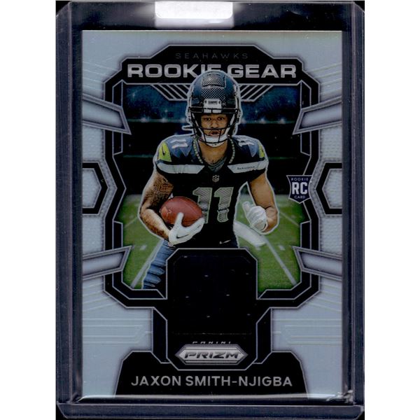 Jaxon Smith-Njigba Rookie Gear Silver Prizm 2023 Panini Prizm #RG-JS
