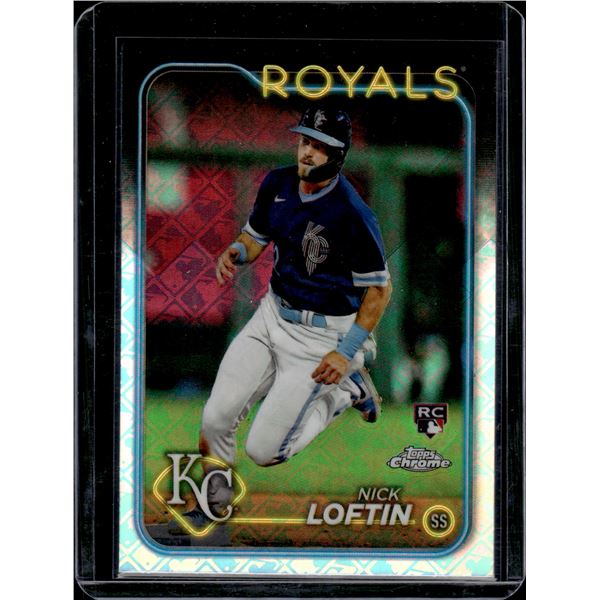 Nick Loftin Logofractor RC 2024 Topps Chrome #183