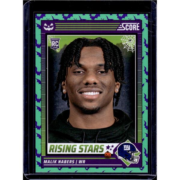 Malik Nabers RC 2024 Panini Score A Treat #37