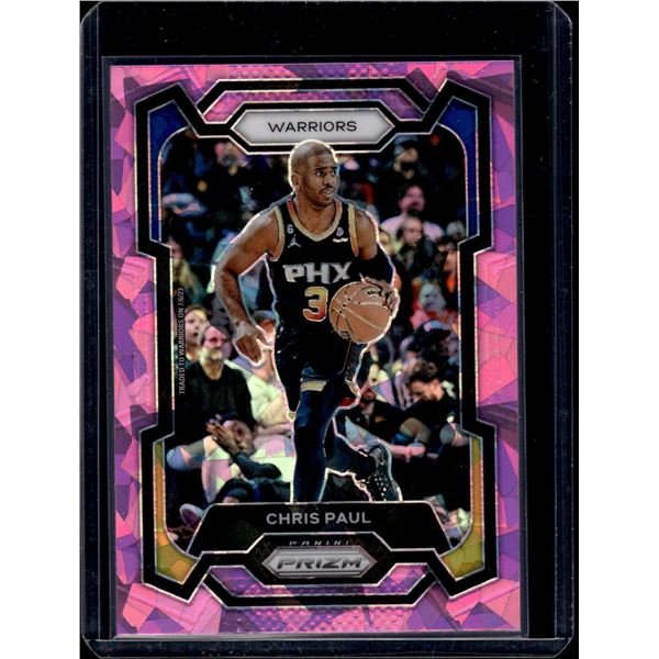 Chris Paul Pink Cracked Ice 2023-24 Panini Prizm #99