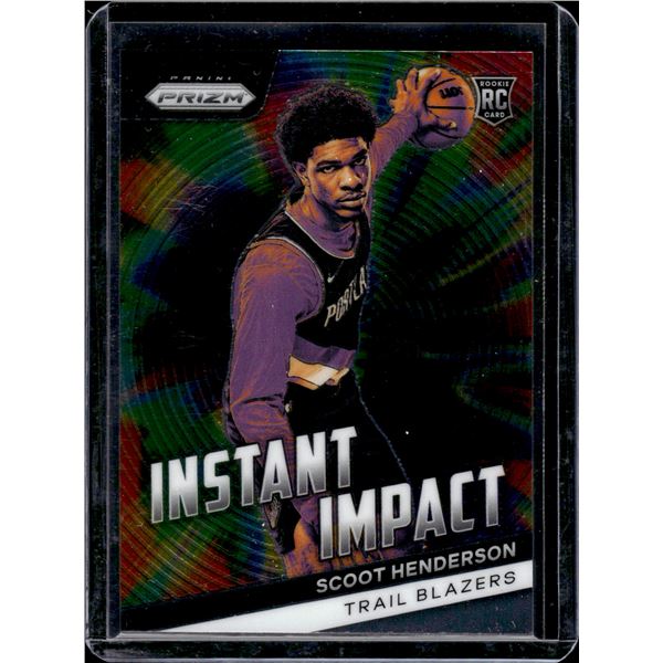Scoot Henderson Instant Impact RC 2023-24 Panini Prizm #9