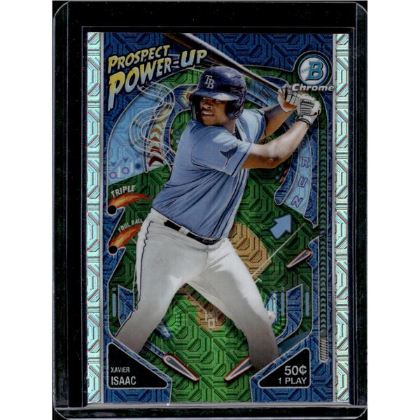 Xavier Isaac Prospect Power Up Mega Box Mojo 2024 Bowman Chrome #PP-15