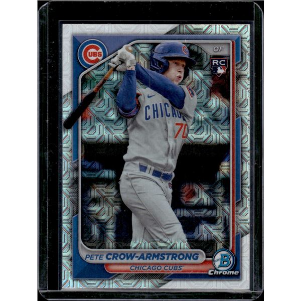 Pete-Crow Armstrong Mega Box Mojo RC 2024 Bowman Chrome #85