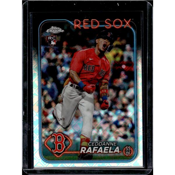 Ceddanne Rafaela Logofractor RC 2024 Topps Chrome #118