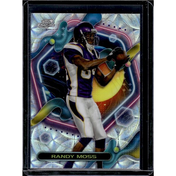 Randy Moss Nucleus Cosmic Refractor 2023 Topps Composite #280