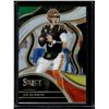 Image 1 : Joe Burrow Green/Yellow Panini Prizm Club Level Die Cut 2023 Select #256