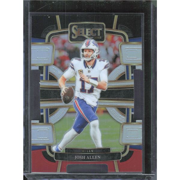 Josh Allen Red/Black Prizm Die Cut 2023 Select #13
