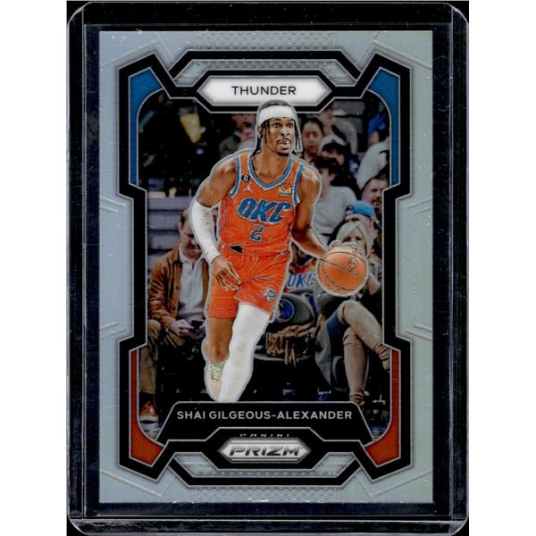 Shai-Gligeous Alexander Silver Prizm 2023-24 Panini Prizm #85